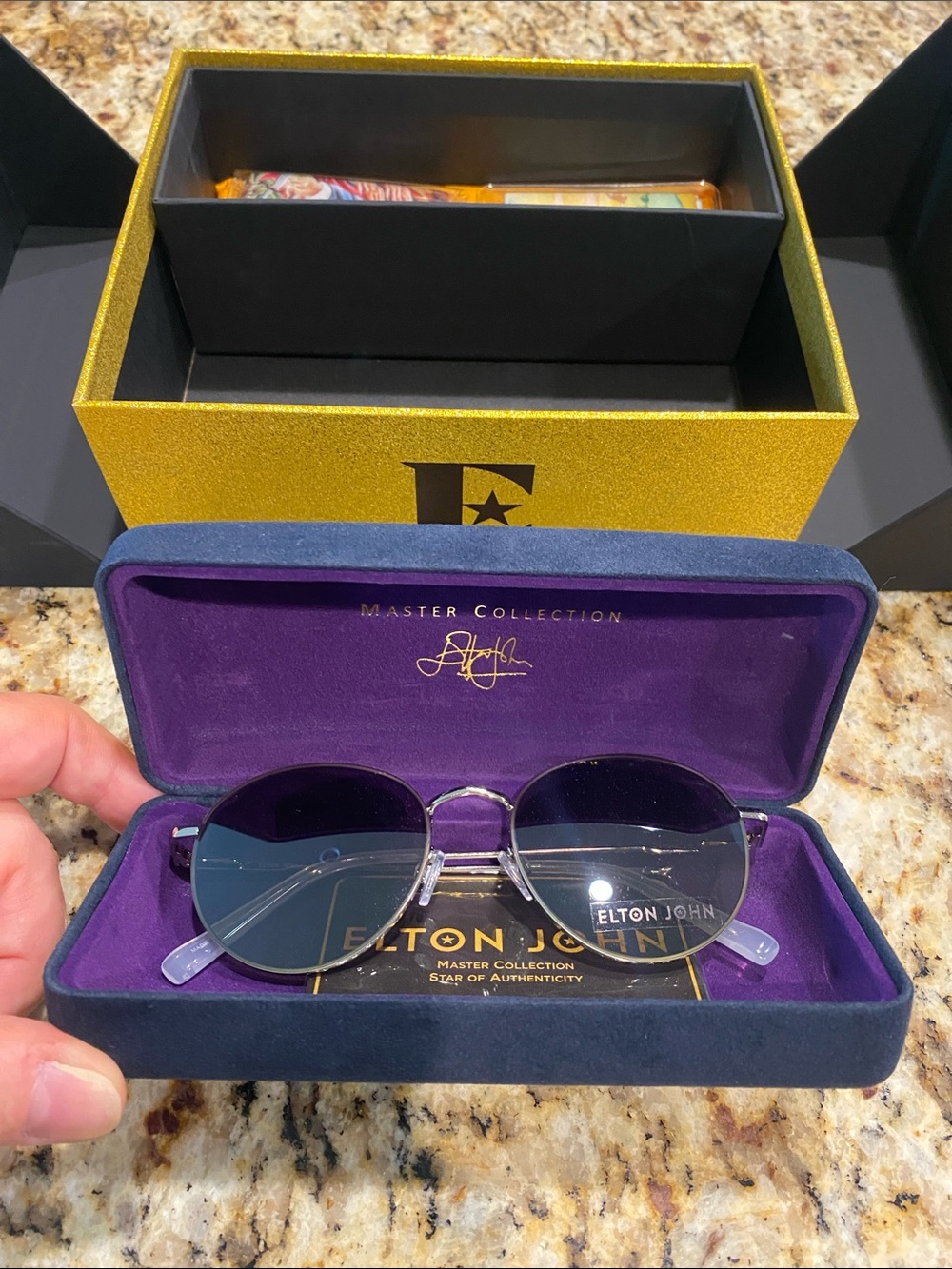 Elton John Round Sunglasses - Master Collection